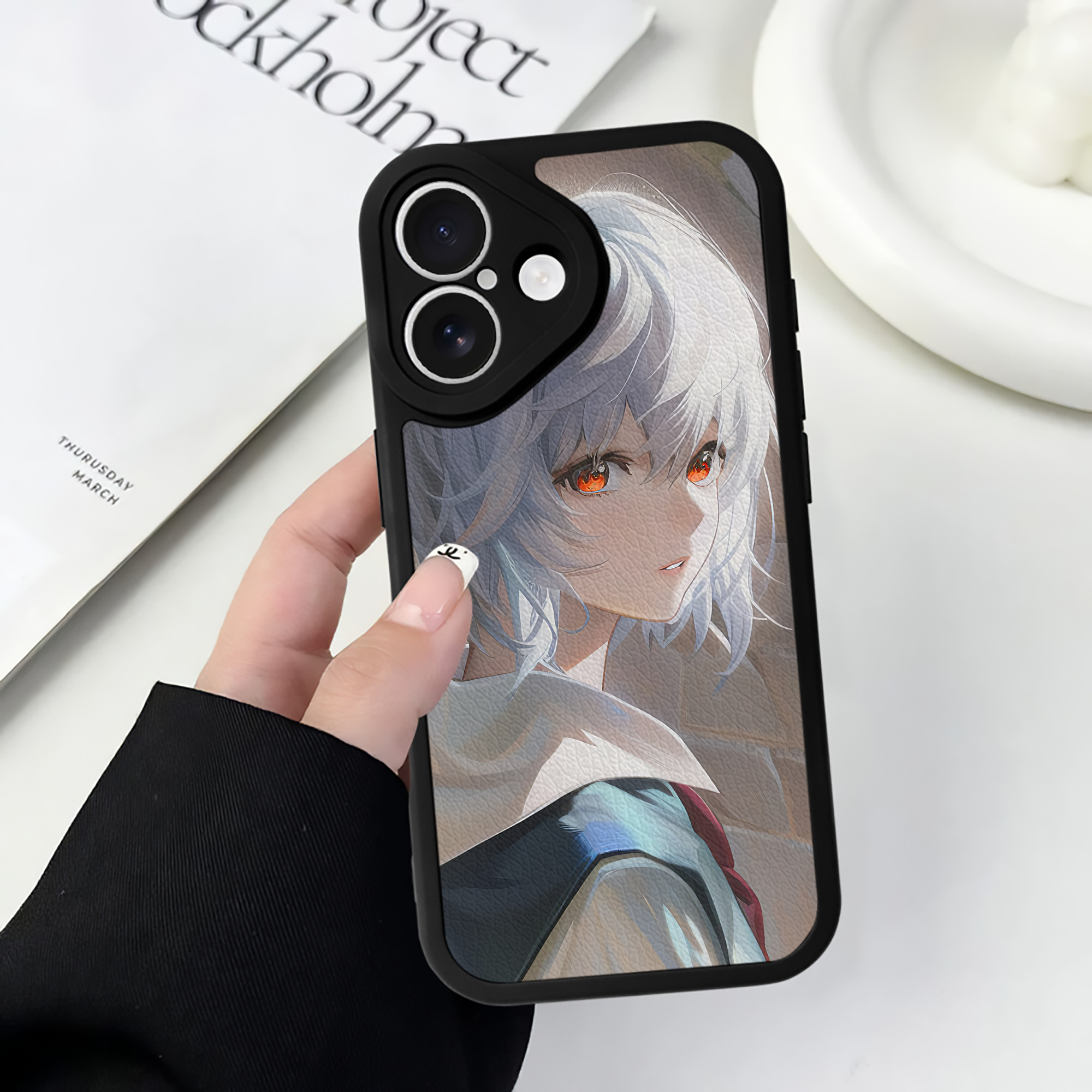 （画像用） EVA 新世紀エヴァンゲリオン 【iPhone 16シリーズ対応】シリコンスマホケース（レザー調） 材質：シリコン